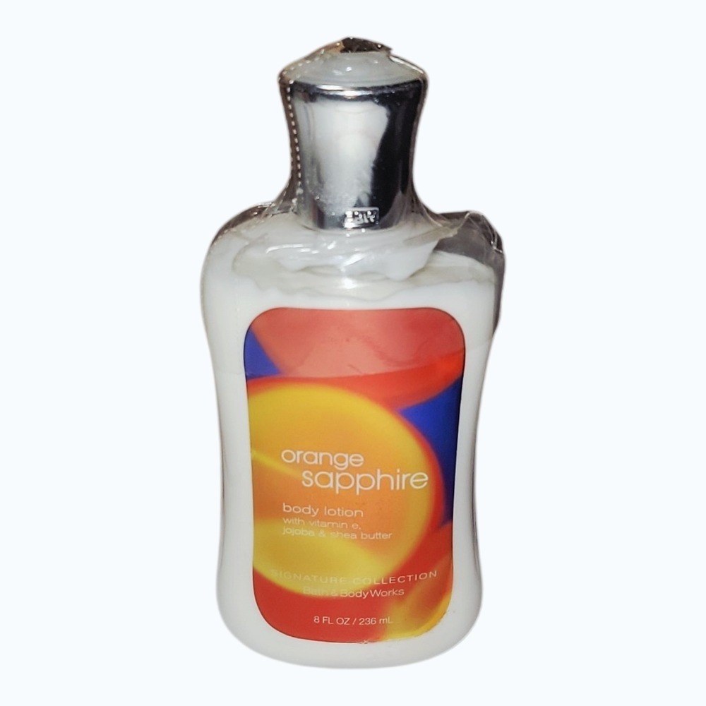 Bath & Body Works Orange Sapphire Body Lotion 8 oz Retired Discontinued NOS
